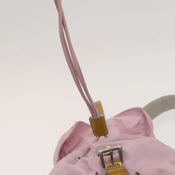 PRADA Backpack Nylon Pink Silver Auth 119214 - Picture 14 of 16